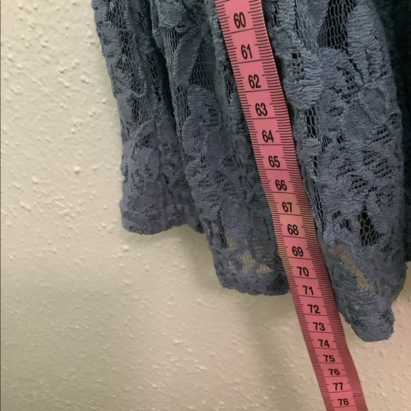 Aqua XS Blue Embroidery Dress - Picture 4 of 10